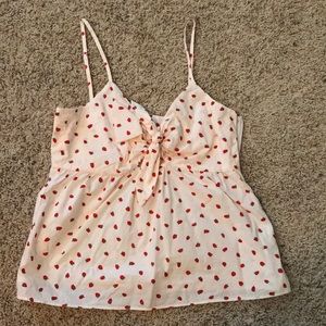Madewell strawberry cami